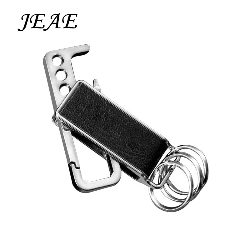 Creative Rotatable Leather Multifunctional Tool Key Chain Metal Car Key
