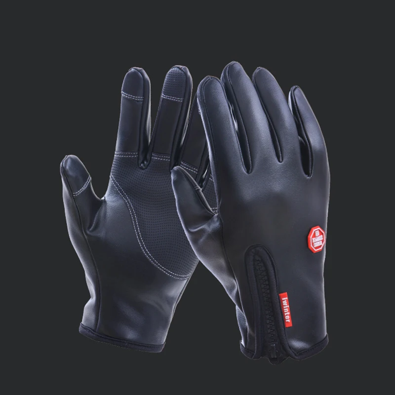 Для автомобилей и мотоциклов, ветрозащитный, для открытого спорта унисекс Лыжный Спорт Велоспорт перчатки для катания на сноуборде перчатки Зимние флисовые теплые Сенсорный экран перчатки