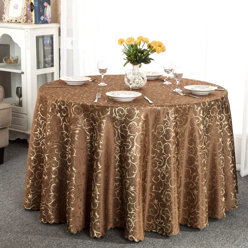 

63/102/118incch Wedding decoration round shape table cloth birthday party home party festival decoration table cover supplies
