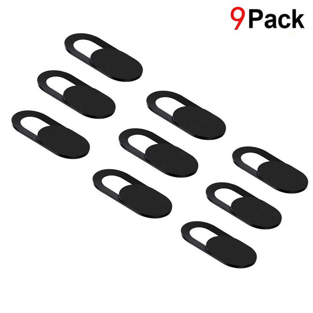 

9PCS Universal WebCam Cover Shutter Magnet Slider Plastic Camera Cover for IPhone PC Laptops Mobile Phone Lens Privacy Sticker