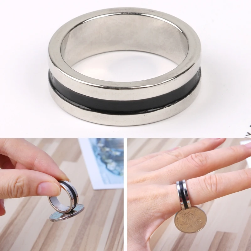 Classic Rare Earth Strong Rings PK Magic Tricks Pro Magic