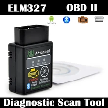 ELM327 Bluetooth Diagnostic Tool ELM 327 Version 1.5/2.1 OBD2 / OBDII for Android Torque Car Code Scanner FREE SHIPPING