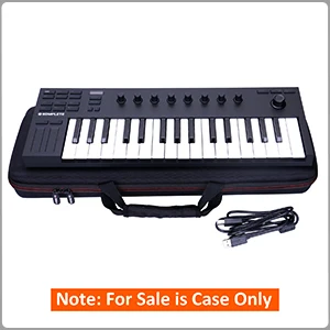 case only LTGEM EVA черный Переносной жесткий футляр для родного инструмента Komplete Kontrol M32 контроллер клавиатуры - Цвет: case only
