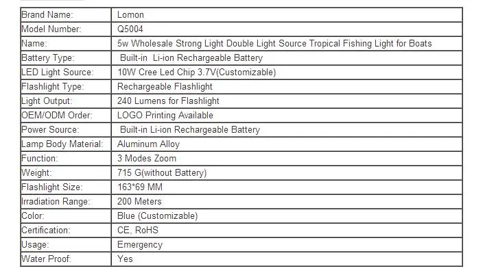 Профессиональный LED Промысел Лампы 2 Цвет Белый Синий 3 Режима масштабируемые LED Перезаряжаемые Рыбалка Свет с Штатив Приманки Зум Факел горячая