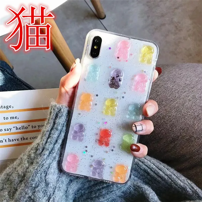 DISCASE чехол для телефона iphone 8 7plus TPU силиконовый мягкий XS MAX XR 6 6s plus яркий блеск