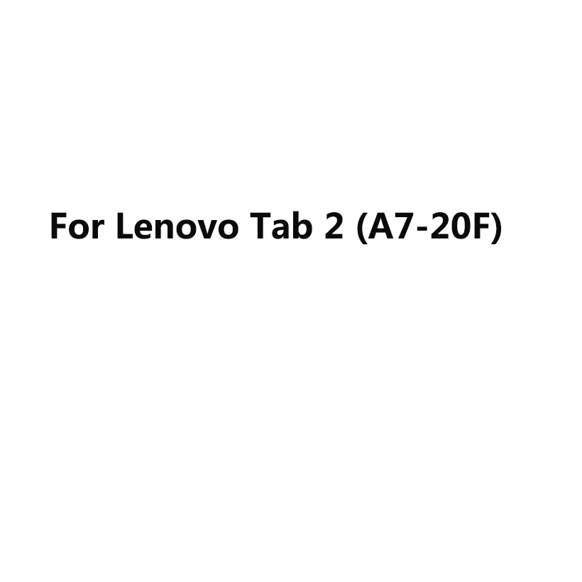 Для lenovo A7-30 A3300 Phab Plus Tab 2 A10-70 A7-30 A7-20 Tab 4 3 8 10 плюс 7304 710F 730F 7504 TAB2 прозрачный силиконовый чехол для планшета - Цвет: Tab 2 A7-20