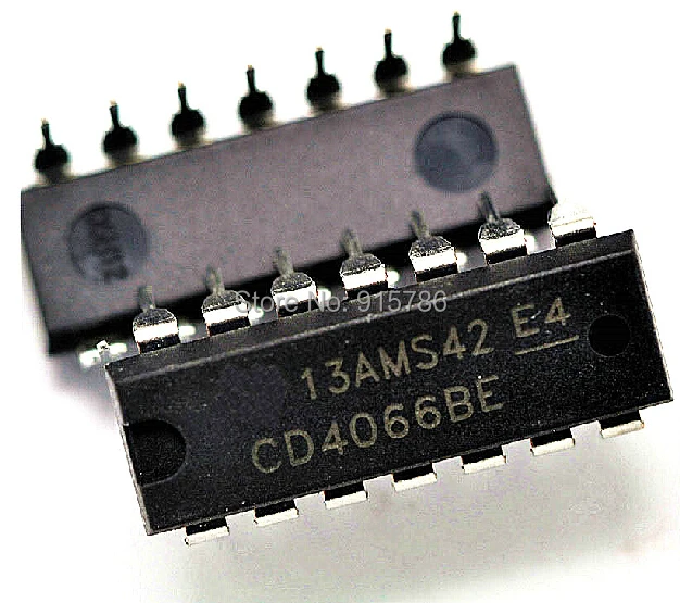 

20PCS CD4066BE CD4066 / HEF4066 / HCF4066 four transmission gate DIP-14 Free shiping