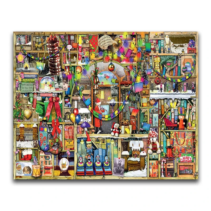 Full Square Diamond embroidery Cross stitch Cartoon DIY 3D Diamond mosaic color Full Round Diamond painting bookshelf