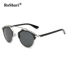 RoShari Vendimia gafas de sol polarizadas Diseñador de la Marca Mujeres Del Ojo de Gato Gafas de Sol Mujer Clásico Eyewear UV400 gafas de sol mujer