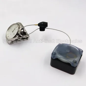 

anti theft pull wire box recoiler with alarm for valuable bags, watches and other luxuries 2pcs