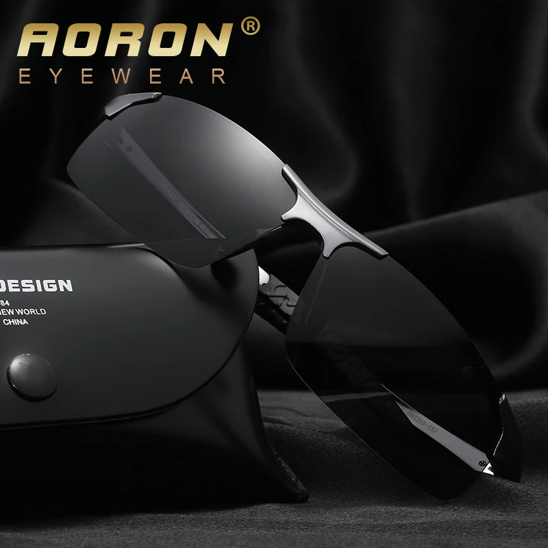 

2019 fashion men's glasses car driver night vision goggles UV400 polarized lenses sunglasses polarized driving sunglasses