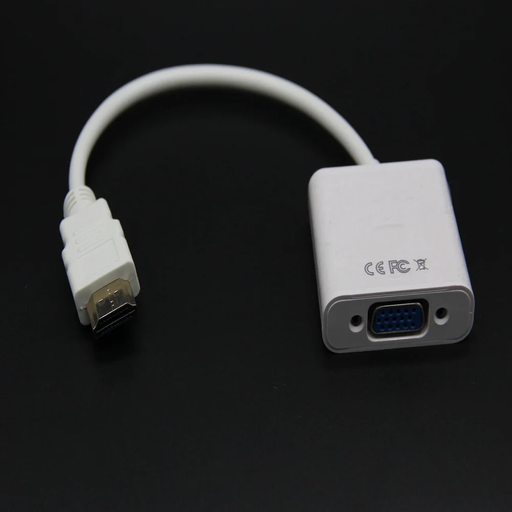 Кабель адаптер 1080P HDMI VGA штекер конвертер RGB гнездо цифровой кабель для HDTV ПК