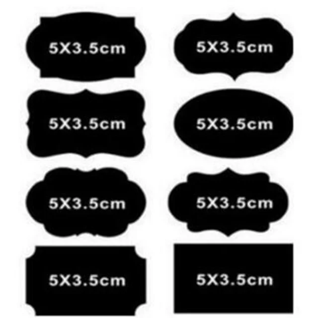 blackboard sticker craft kitchen jar organizer labels mason jars