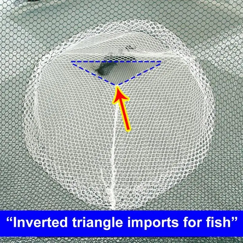 Портативный автоматический складной зонт Тип рыболовная сетка клетка для креветок для краба, рыбы Накидная рыболовная сеть 6 8 10 12сеть рыболовная подсак рыболовный для рыбалки ракаловки для ловли раков