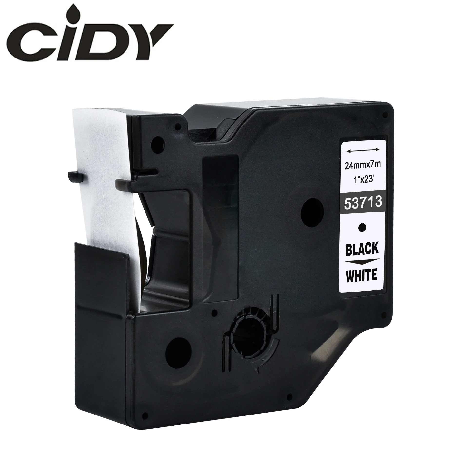 CIDY 1pcs 53713 53718 53710 Compatible 24MM black on white Dymo D1 Label Ribbons for Manager LM160 LM280 210 PNP | Компьютеры и офис