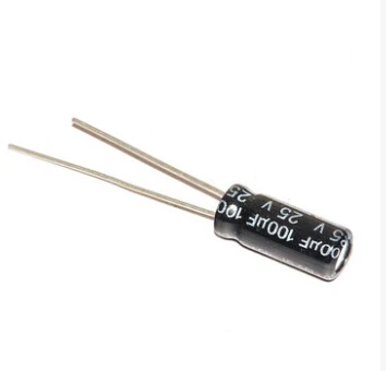 

500pcs/lot 100 uF 25 V Electrolytic Capacitor 100 uF 25 V F 6*11MM Aluminum Electrolytic Capacitors