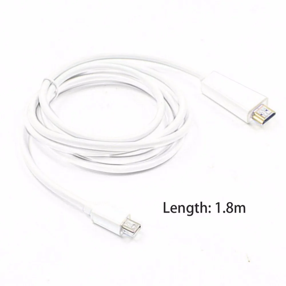 Mini DisplayPort в HDMI кабель адаптер 1 8 м стабильная передача DP To для Macbook Pro воздуха