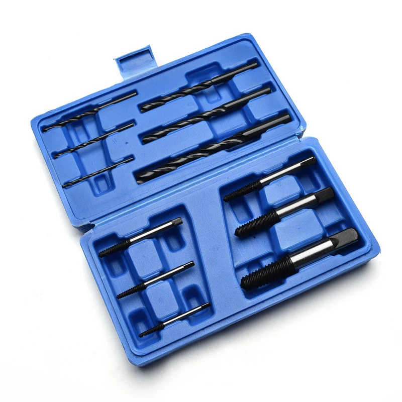 12pc screw extractor set (1 6 extractor plus 6 matching drills) Broken