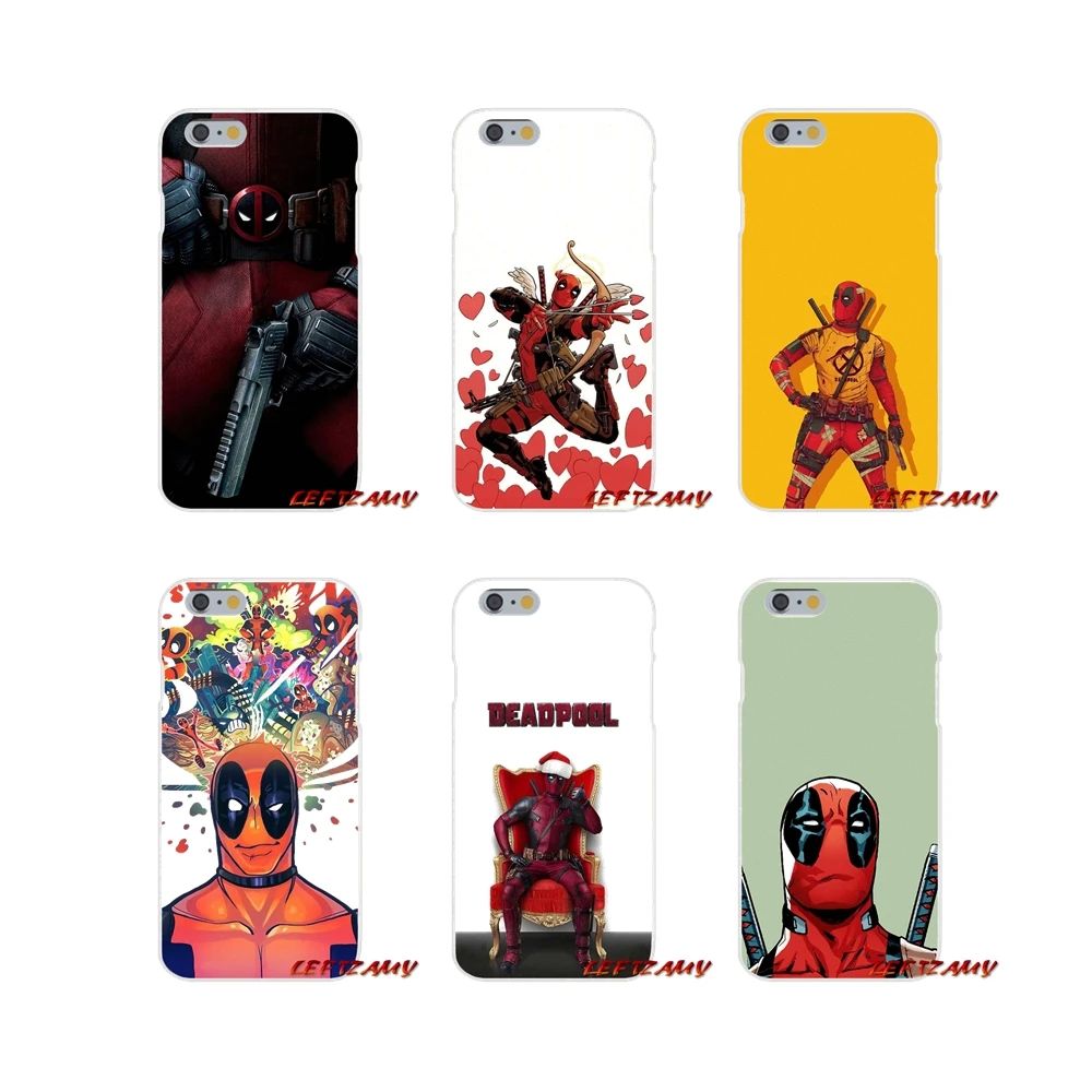 Accessories Cases Covers Deadpool Marvel Wade Winston Wilson For iPhone X XR XS MAX 4 4S 5 5S 5C SE 6 6S 7 8 Plus ipod touch | Мобильные