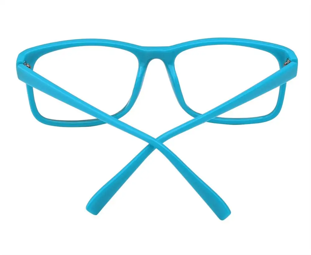 Память прямоугольные классические очки унисекс Рамка очки с прозрачными линзами Rx