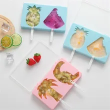 Качественная креативная форма для льда в тропическом лесу, пластиковая домашняя форма для мороженого, формы для мороженого, инструменты для мороженого, кухонный гаджет