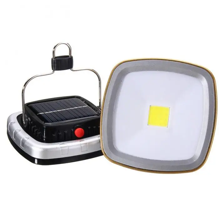 Светодиодный фонарь для кемпинга, Солнечный USB Перезаряжаемый светильник для палатки, аварийный светильник для наружного туризма, сада, 88 WWO66