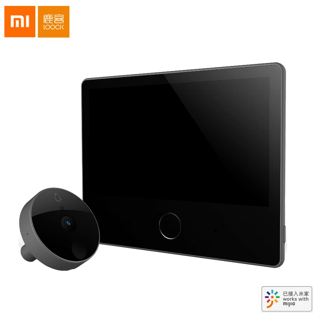  Xiaomi Loock Smart Doorbell CatY Cat Eye AI Face Detection Smart Alarm Night Vision 720P Camera 7 i