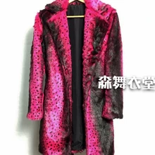 S-5XL! Большие размеры! gd beyonc длинная верхняя одежда из искусственного дизайна, пальто для мужчин, брендовые модные новые костюмы певицы, шуба, одежда