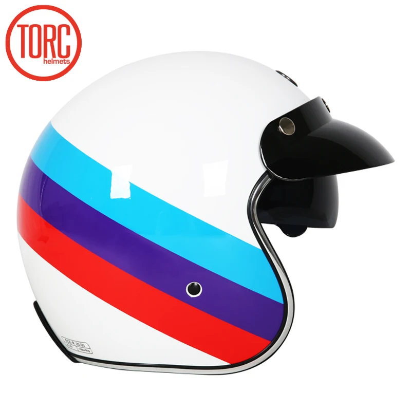 

Hot sale TORC T57 Motorcycle helmet jet Vintage helmet Open face retro 3/4 half helmet casco moto capacete motociclismo