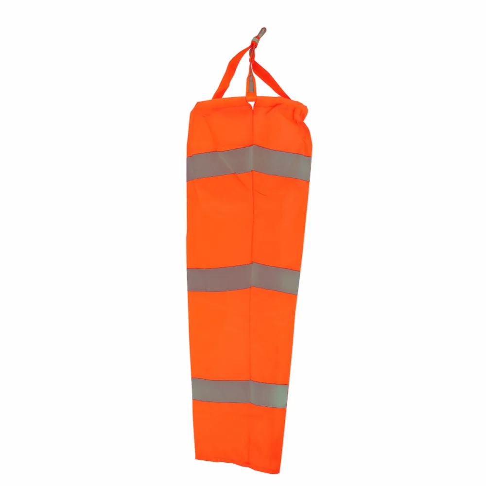 

Durable Airport Windsock Rip-stop Outdoor Wind Measurement Sock Bag with Reflective Belt Outdoor Measuring Wind Direction 30"