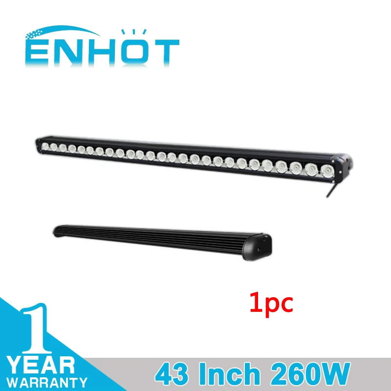 

ENHOT 43'' 260W Cree CHIP LED Light Bar Flood/Spot/Combo Work Driving Light Bar For Offroad SUV Truck Boat 4X4 Headlight
