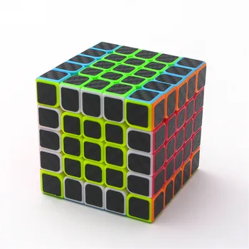 

5x5x5 Profession Competition Magic Cube Carbon Fiber Membrane Durable Smooth Speed Twist Puzzle Cube For Kids Learning Toys Gift