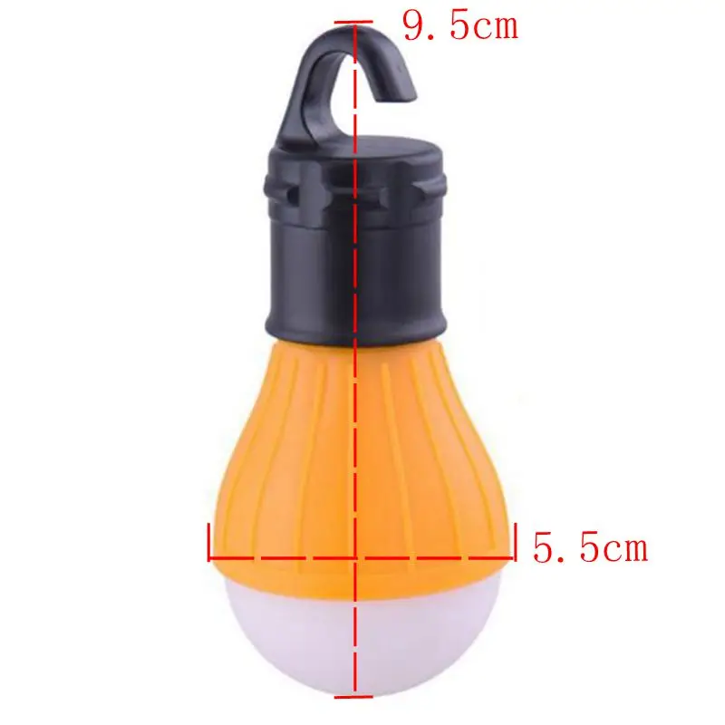 Мини Портативный лагерь Фонари лампы Палатка светодиодные лампы аварийного Водонепроницаемый крючок фонарик для кемпинга 4 цвета Применение 3* AAA