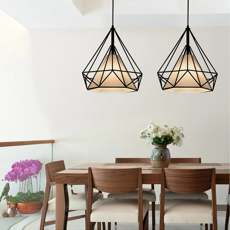 

Restoring ancient ways Wrought iron pendant lights, Vintage E27 simple style fashion,Suitable for home, shop decoration