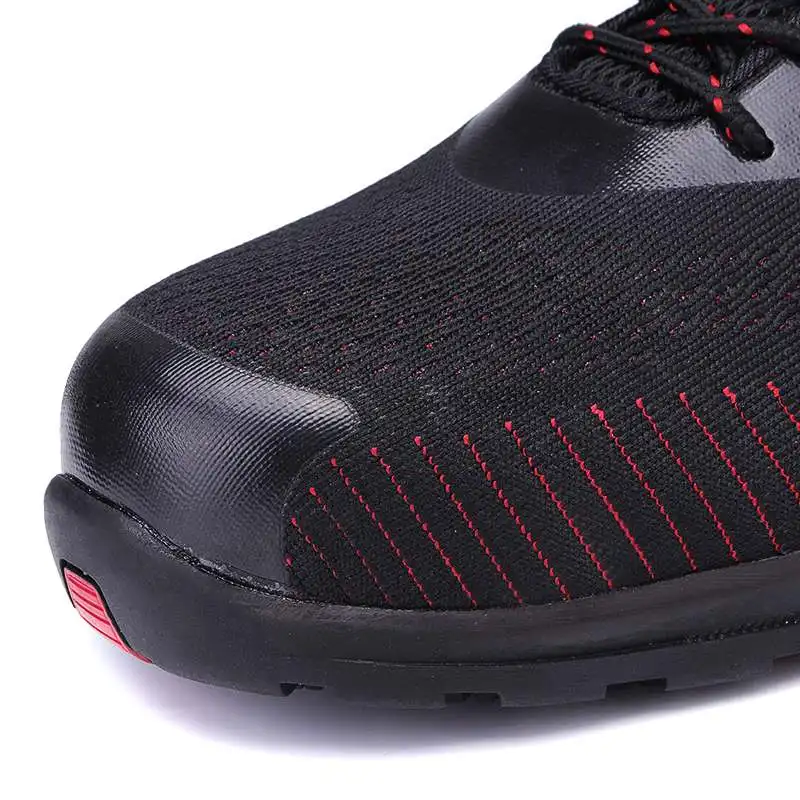 Легкая защитная обувь для мужчин со стальным носком AtreGo Bulletproof промежуточная подошва против проколов походные кроссовки Промышленная защитная Рабочая обувь