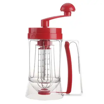 

800ml Manual Pancake Machine Household Batter Funnel Cream Cake Dough Dispenser Tools Egg beater Mixer Blender Kitchen Gadgets