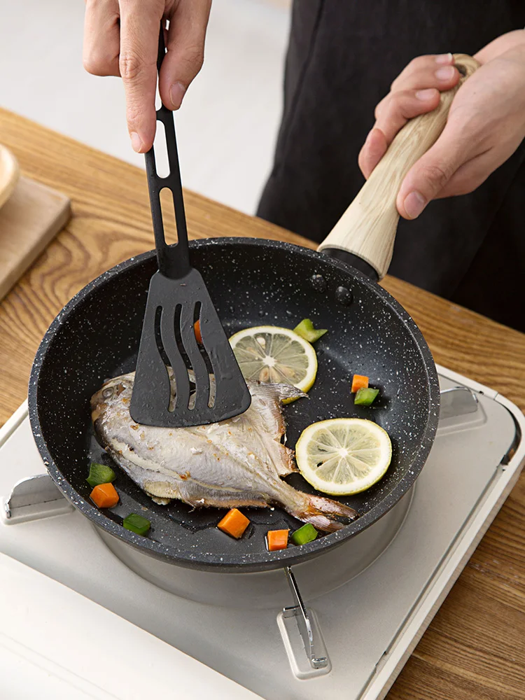 1pc Maifan Stone Small Frying Pan Non stick Pan Household Induction