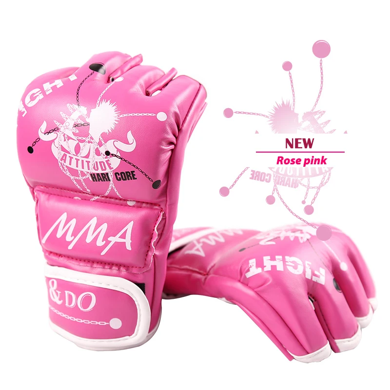 pink ufc gloves