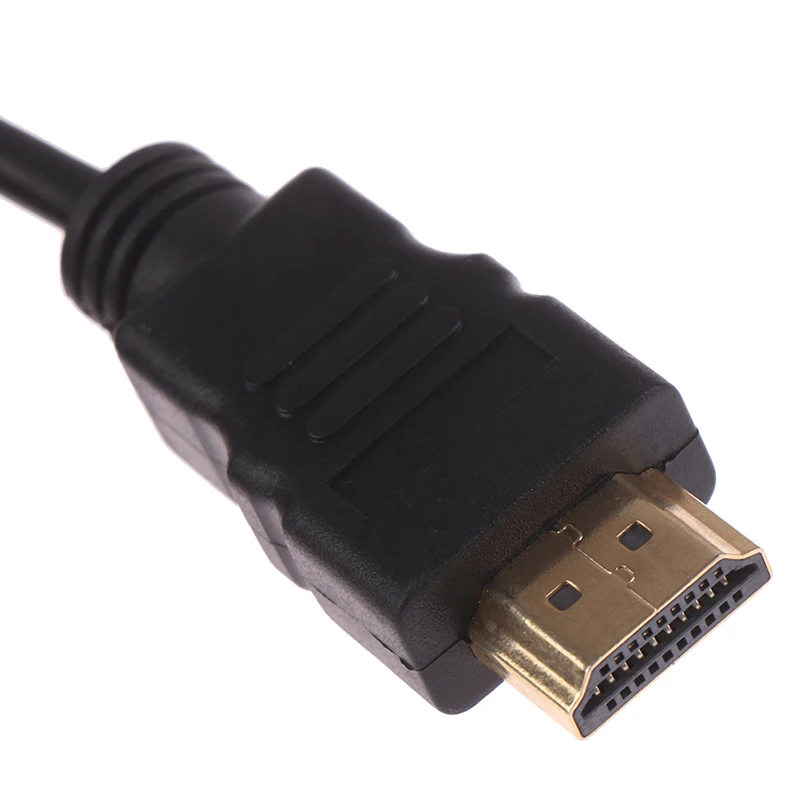 1,8 M HDMI кабель HDMI для VGA 1080P HD с аудио-адаптером кабель HDMI для VGA черный оптический кабель
