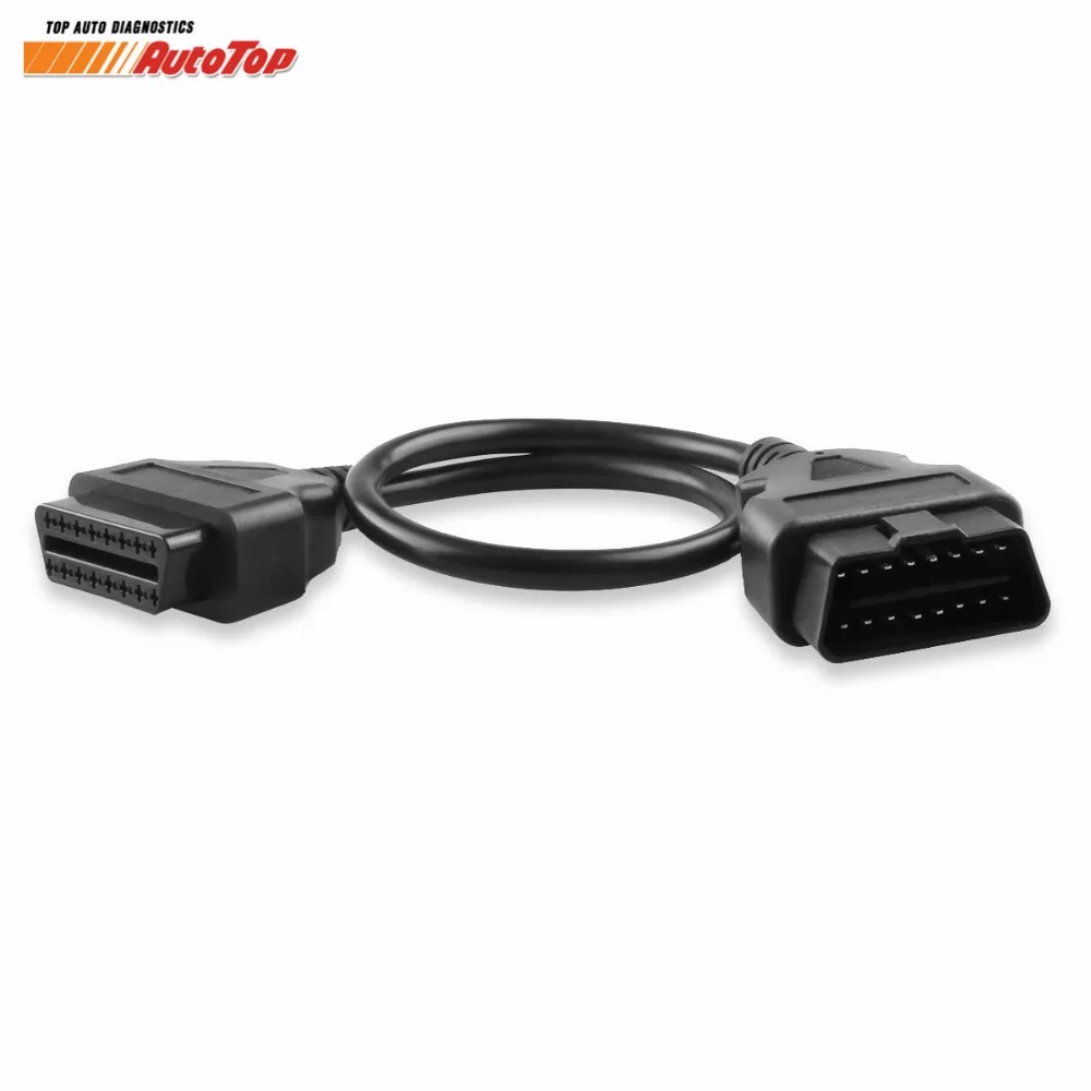 Диагностический кабель OBD2 OBD Удлинительный 16 контактный штекер разъем II для