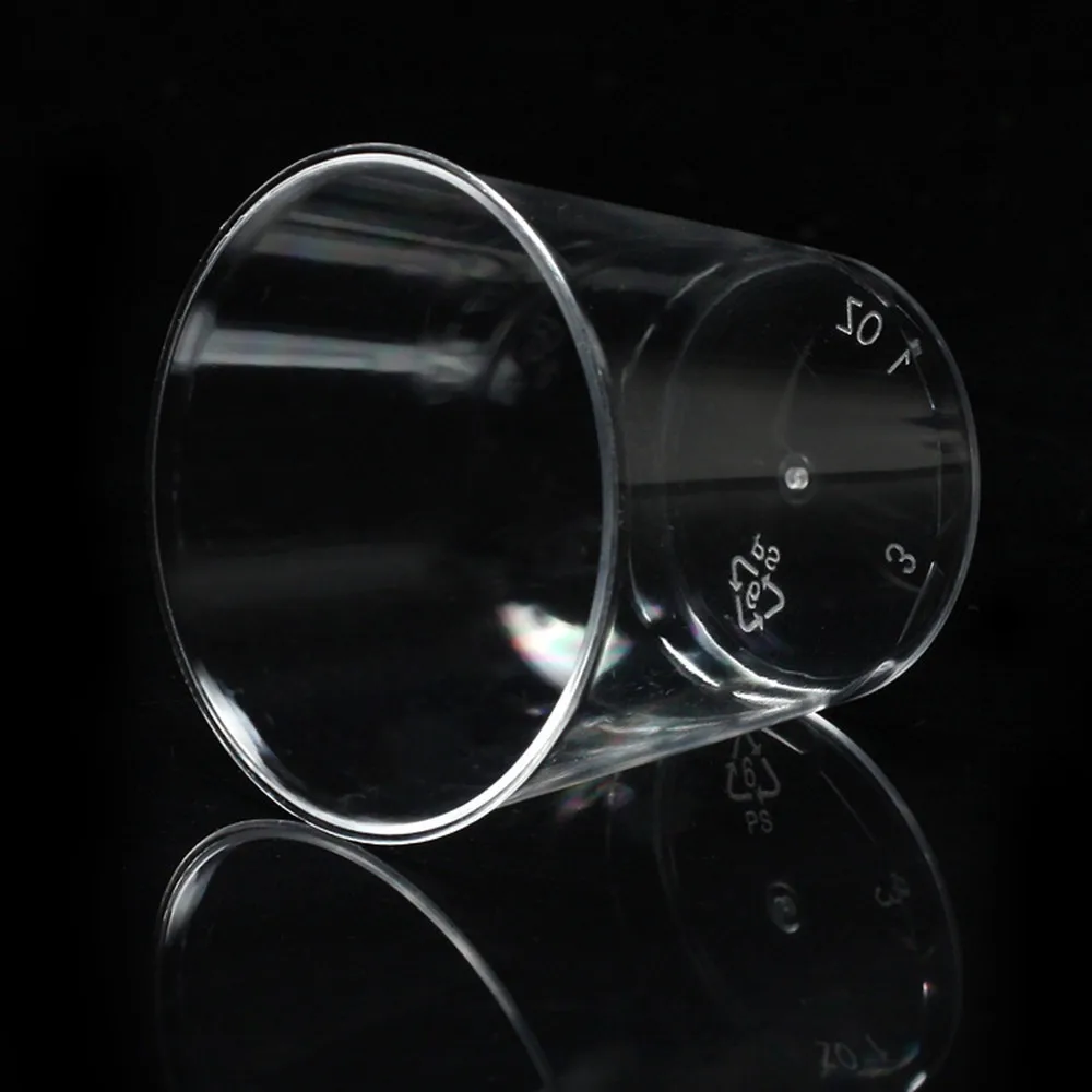 Термостойкие стеклянные стаканы с двойными стенками, пивные кофейные стаканы ручной работы, 10 шт, прозрачные пластиковые одноразовые вечерние стаканы es Jelly Cups Tumb