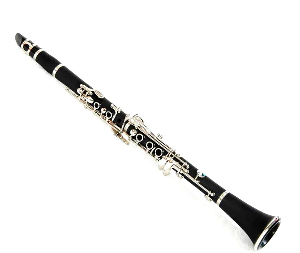 

17 Key bB Black Clarinet Material Key Copper-Nickel Woodwind Instrument With Clarinet Screwdriver