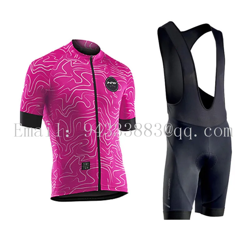 2019 Northwave new style cycling set men bike jersey bib shorts roupa ciclismo summer sports bicycle equipment triathlon suit