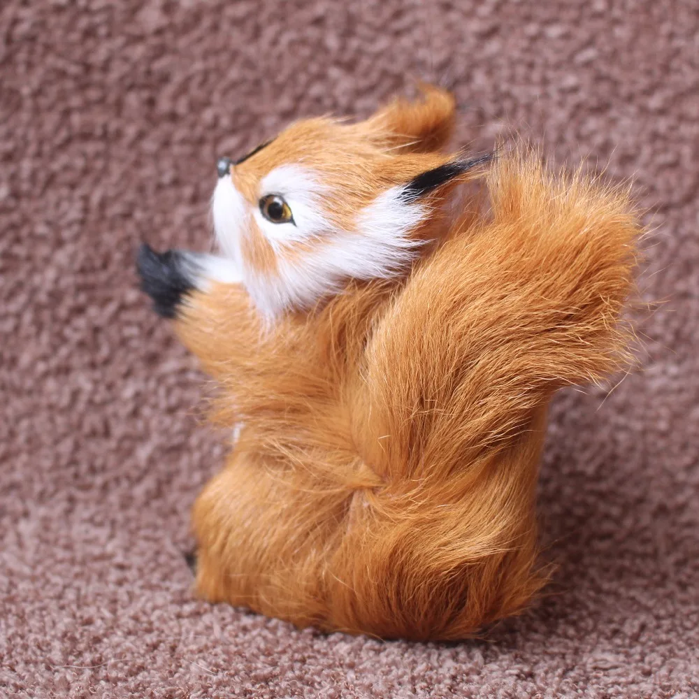 Simulation Squirrel Plush Stuffed Doll Animal Toy Children Gift Home DecoYNFK