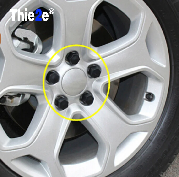 Silicone Car Wheel Hub Screw Cover Nut Caps for Hyundai Solaris i20