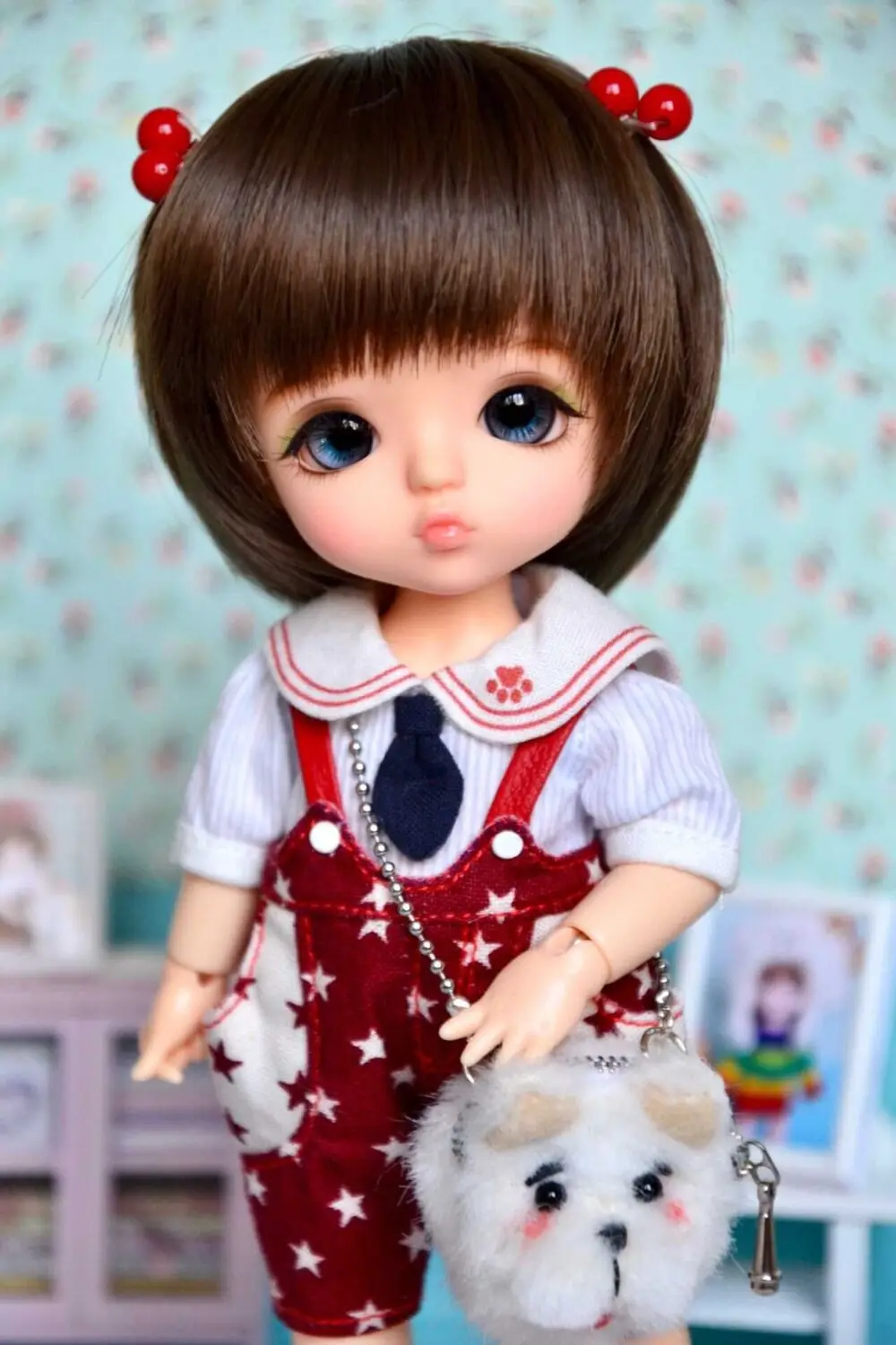 

Free shipping 1/8 bjd doll chu sb