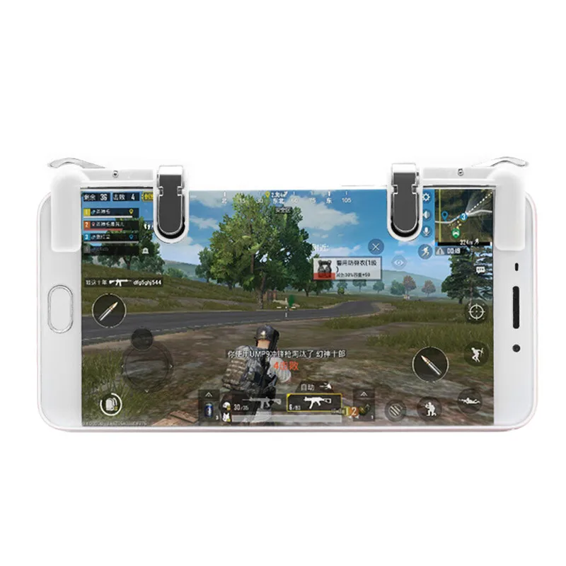 

Trigger L1+ R1 Shooter for Knives out/ Rules of Survival/ PUBG Mobile Game Fire Button Smart Phone Mobile Gaming