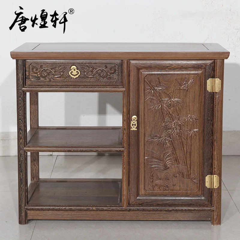 

Tang Huangxuan mahogany furniture wooden Chinese living wood tea table simple antique Kung Fu tea table tea table