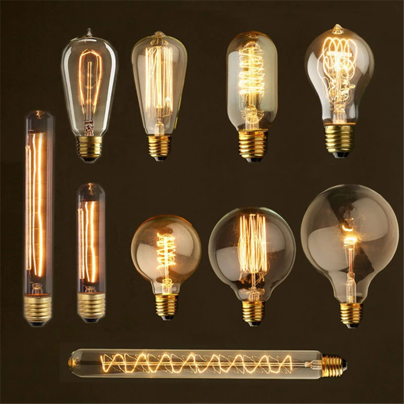 

Vintage Edison Bulb E27 220V Retro Lamp 40W Vintage Light Bulb Edison Lamp Incandescent Light Filament Edison Bulb home decor