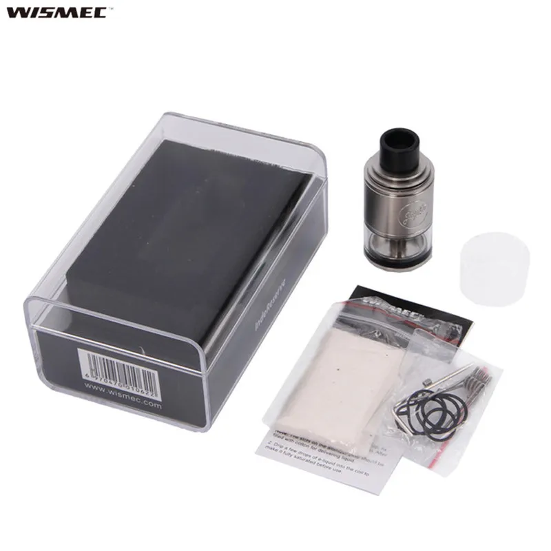 

100% Original Wismec IndeReserve Tank 4.5ML Side Filling Top Airflow Control Atomizer wtih 0.5ohm Clapton Coil